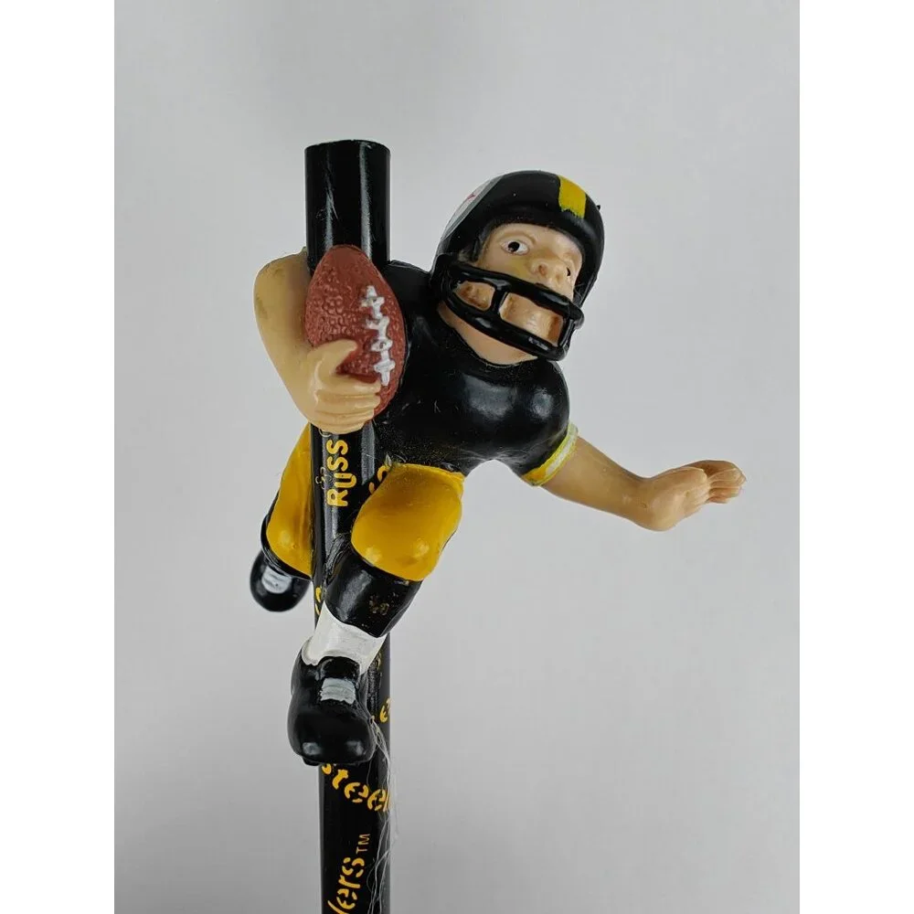 Vintage Pittsburgh Steelers 1996 NFLP Player Figurine Pencil Russ Berrie